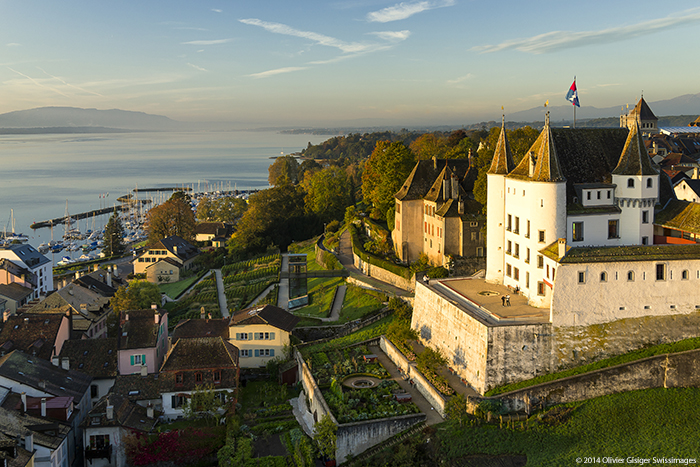 Suisse Canton Vaud Chateau Nyon