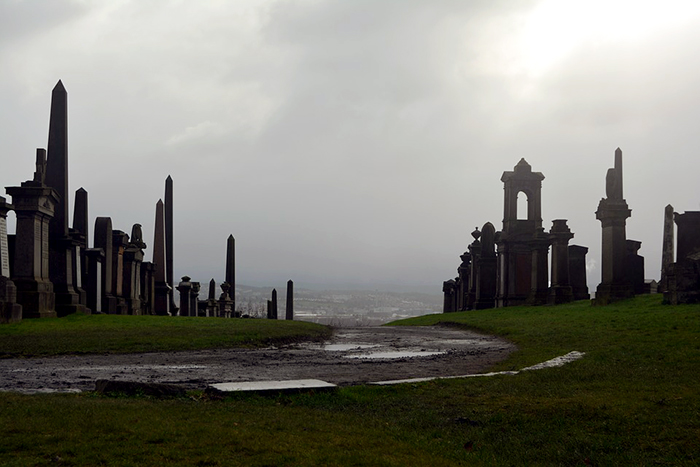 necropole glasgow ecosse route fantome