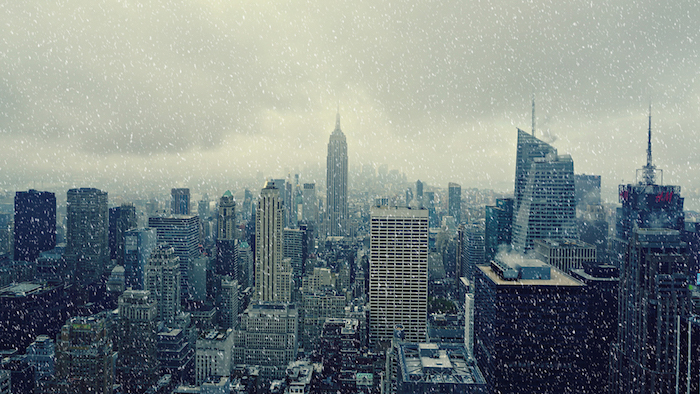 new york noel neige